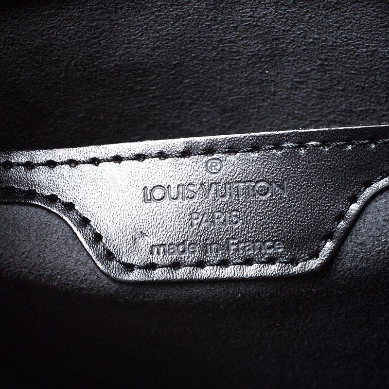 Louis Vuitton Black Epi Leather Saint Jacques PM Tote 4