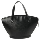 Louis Vuitton Black Epi Leather Noir Saint Jacques Zip Shopper Tote bag For  Sale at 1stDibs