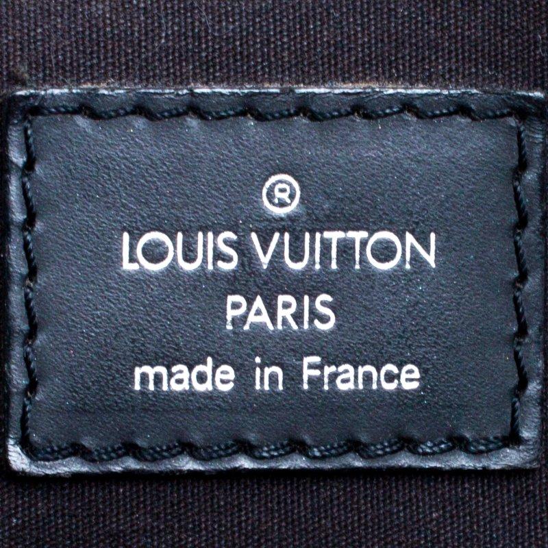 Louis Vuitton Black Epi Leather Segur MM Bag 2