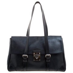 Louis Vuitton Black Epi Leather Segur MM Bag