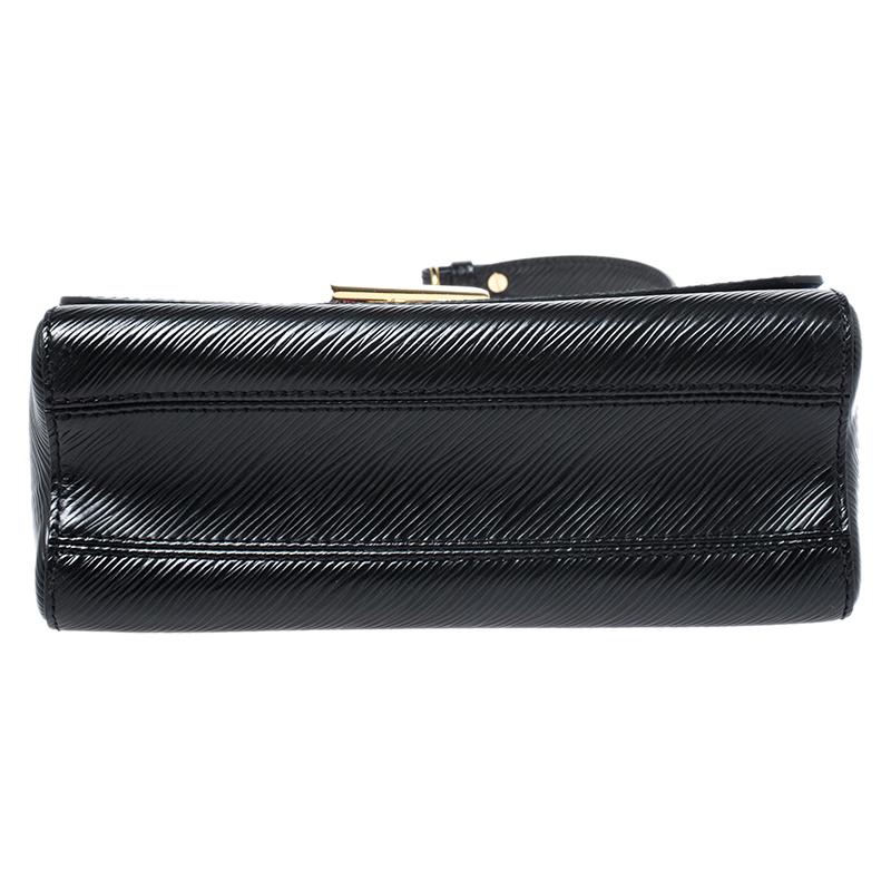 Louis Vuitton Black Epi Leather Sequin Bird Twist MM Bag 3