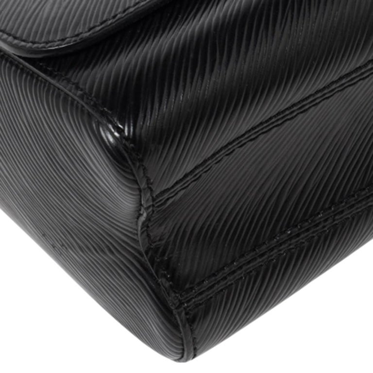 Louis Vuitton Black Epi bianca Sequin Bird PM Twist Bag