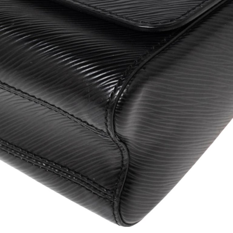 Louis Vuitton Black Epi bianca Sequin Bird PM Twist Bag