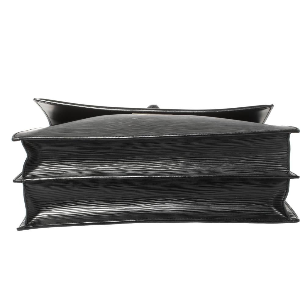 Louis Vuitton Black Epi Leather Sevigne GM Bag 1