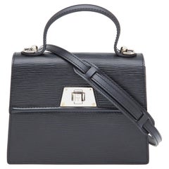 Louis Vuitton Black Epi Leather Sevigne PM Bag