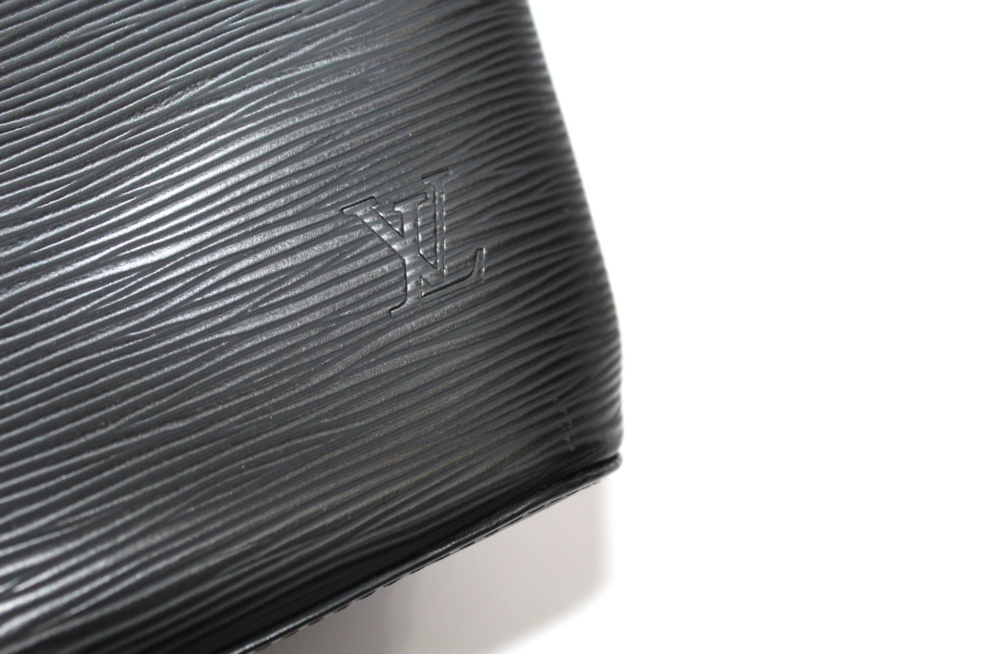 Louis Vuitton Black Epi Leather Shoulder Bag 1