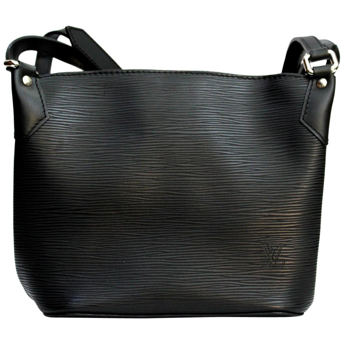 Louis Vuitton Black Epi Leather Shoulder Bag