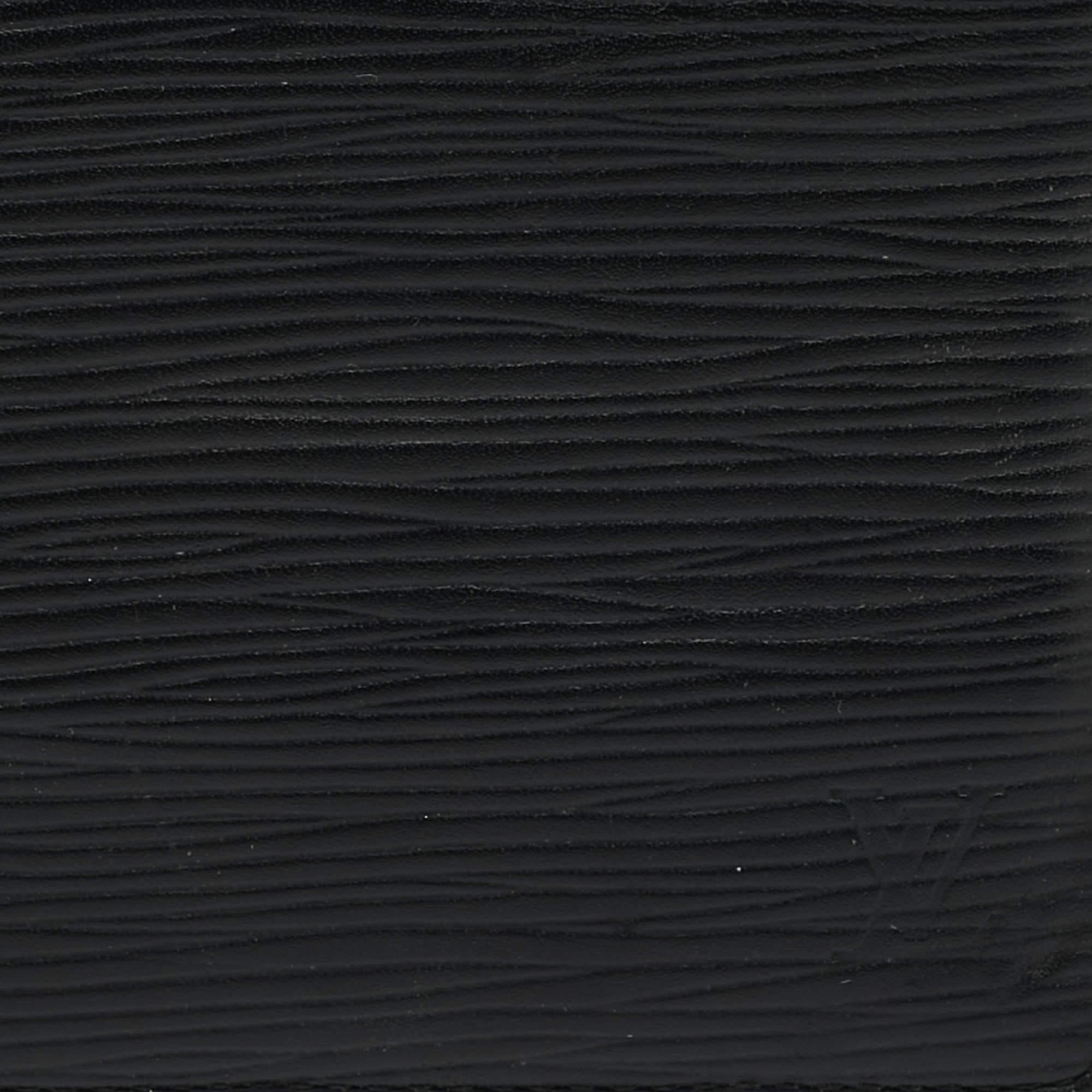 Louis Vuitton Black Epi Leather Slender Wallet 2