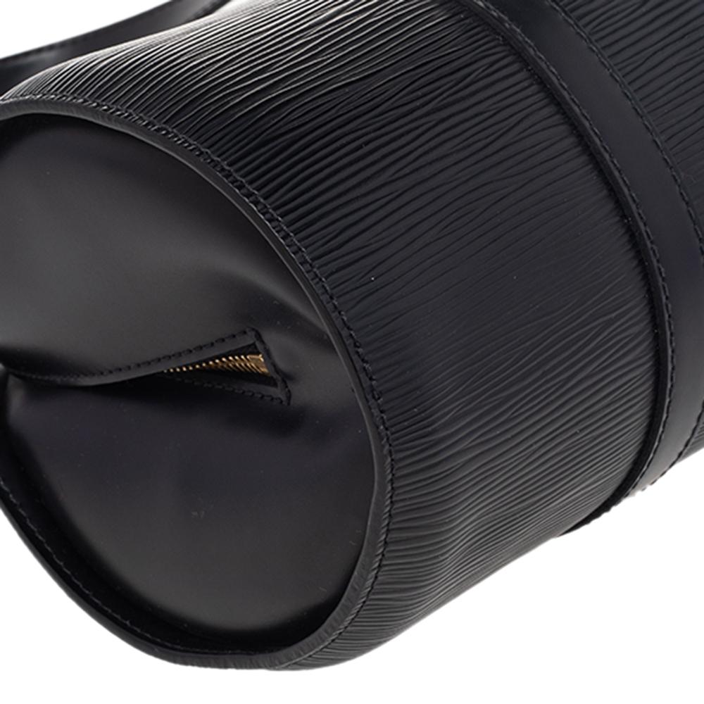 Louis Vuitton Black Epi Leather Soufflot Bag 2