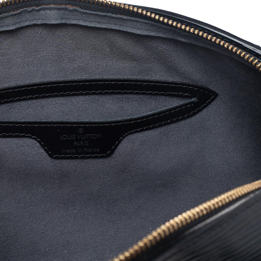 Louis Vuitton Black Epi Leather Soufflot Bag 4