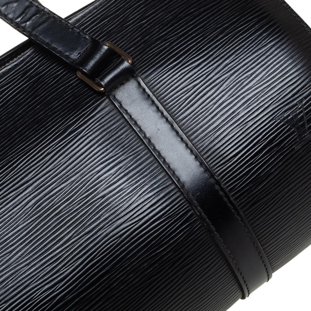 Louis Vuitton Black Epi Leather Soufflot Bag 3
