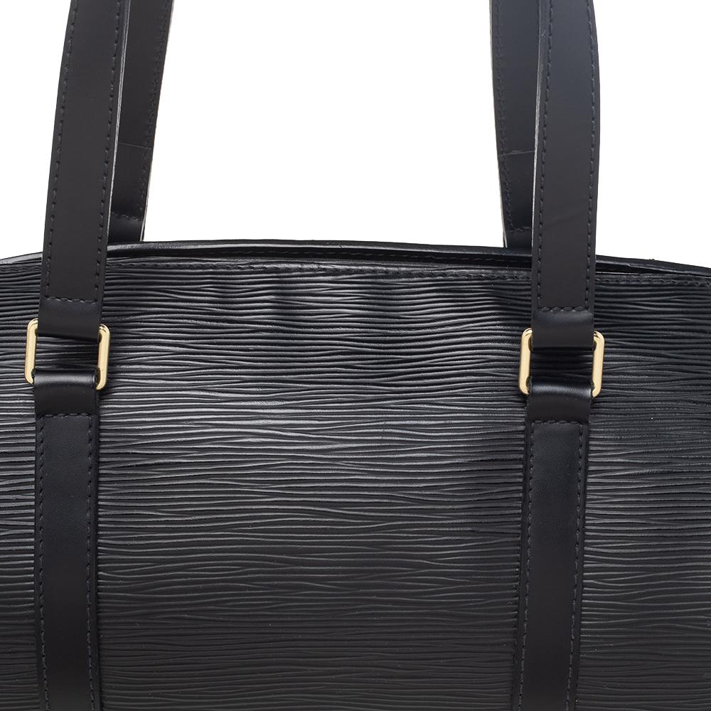 Louis Vuitton Black Epi Leather Soufflot Bag 5