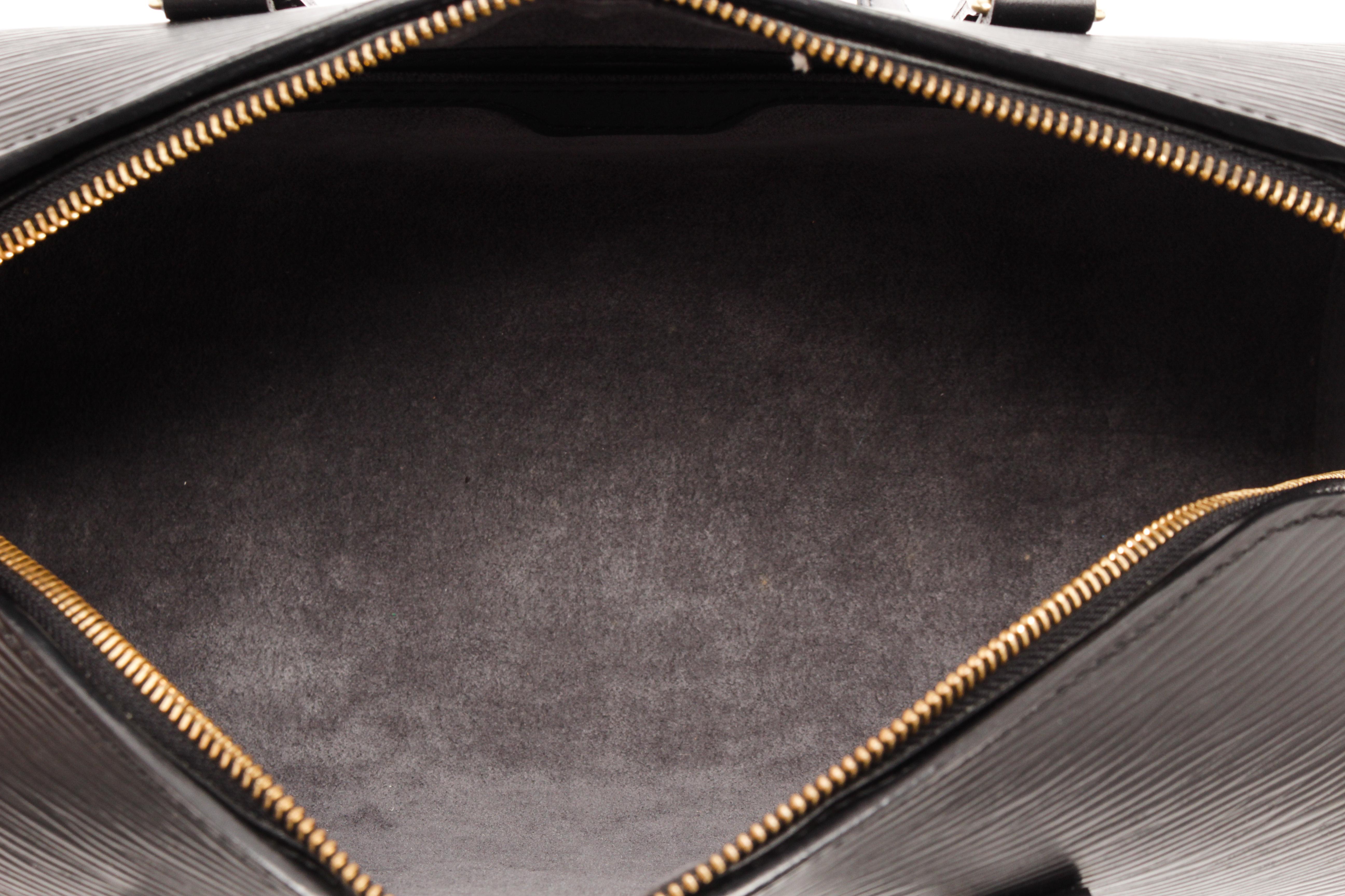 Louis Vuitton Black Epi Leather Soufflot Tote Bag 4