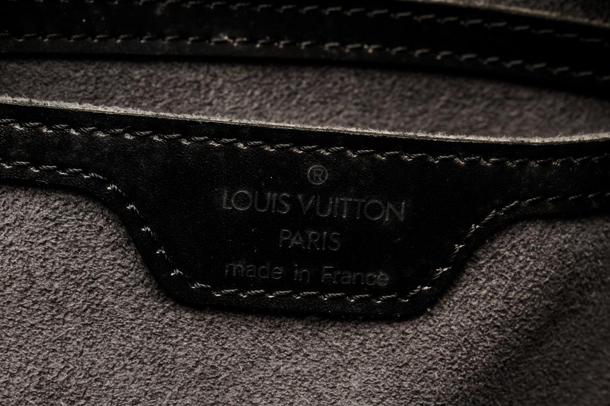 Louis Vuitton Black Epi Leather Soufflot Tote Bag 5