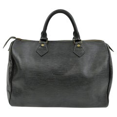 Vintage Louis Vuitton Black Epi Leather Speedy 30 860944