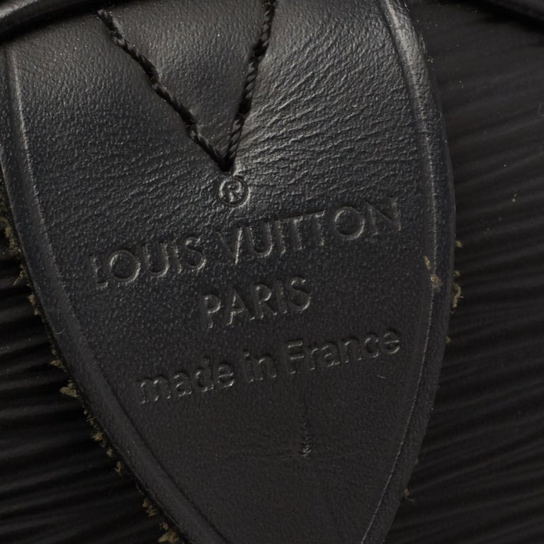 Louis Vuitton Black Epi Leather Speedy 30 Bag at 1stDibs