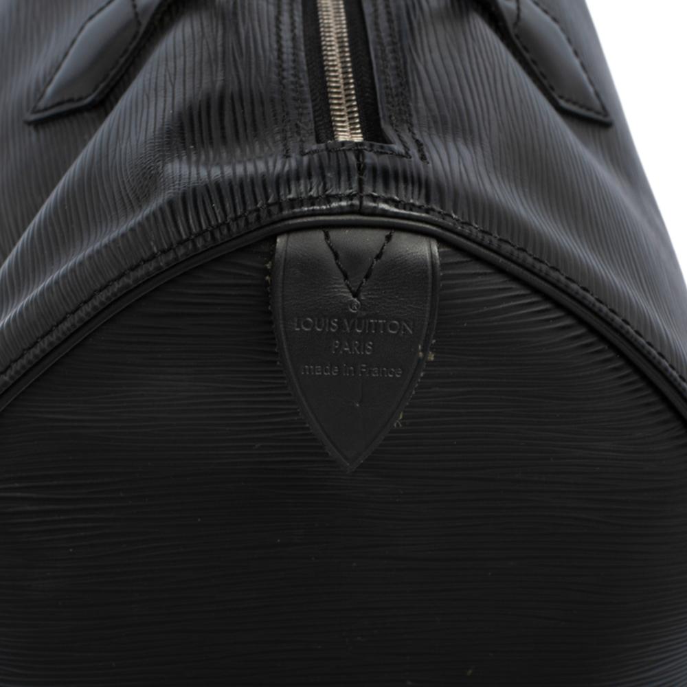 Louis Vuitton Black Epi Leather Speedy 35 Bag 7