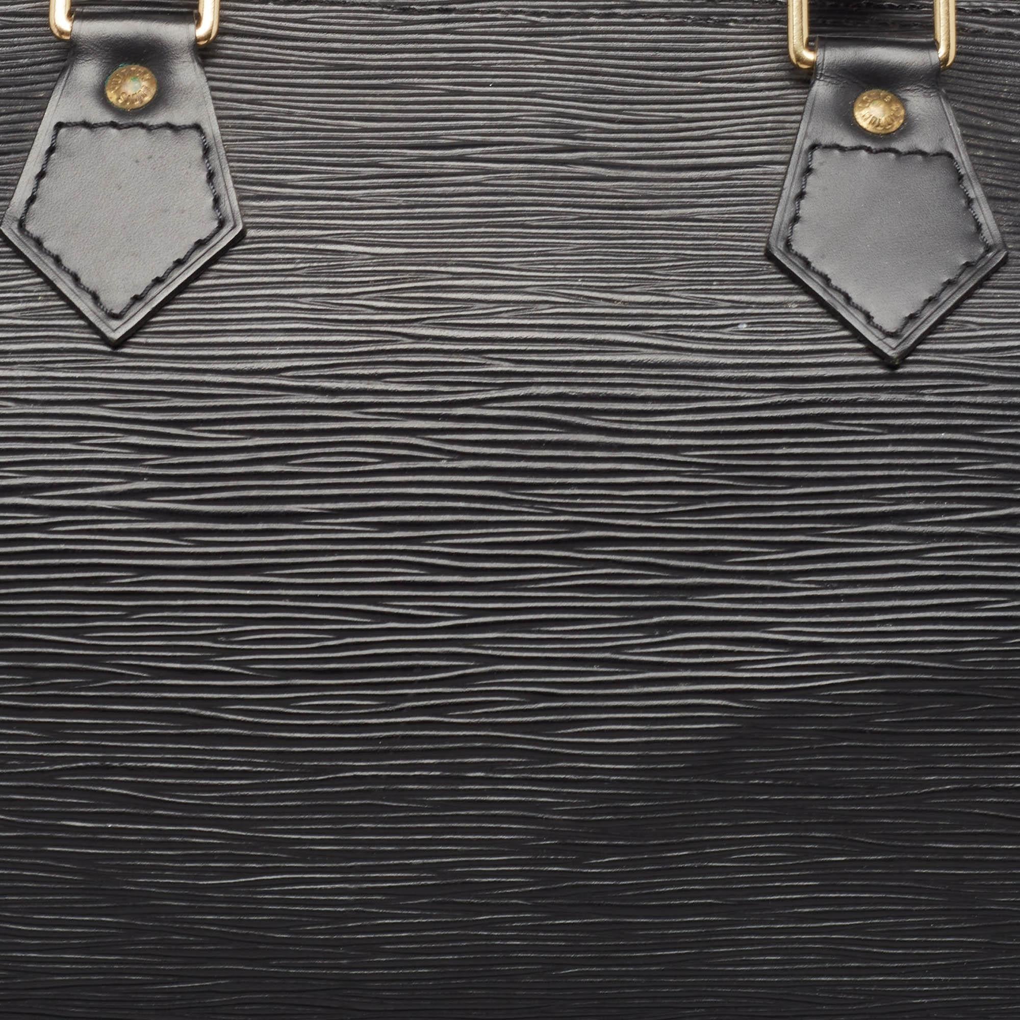 De las mujeres Bolso Louis Vuitton Speedy 35 de piel Epi negra
