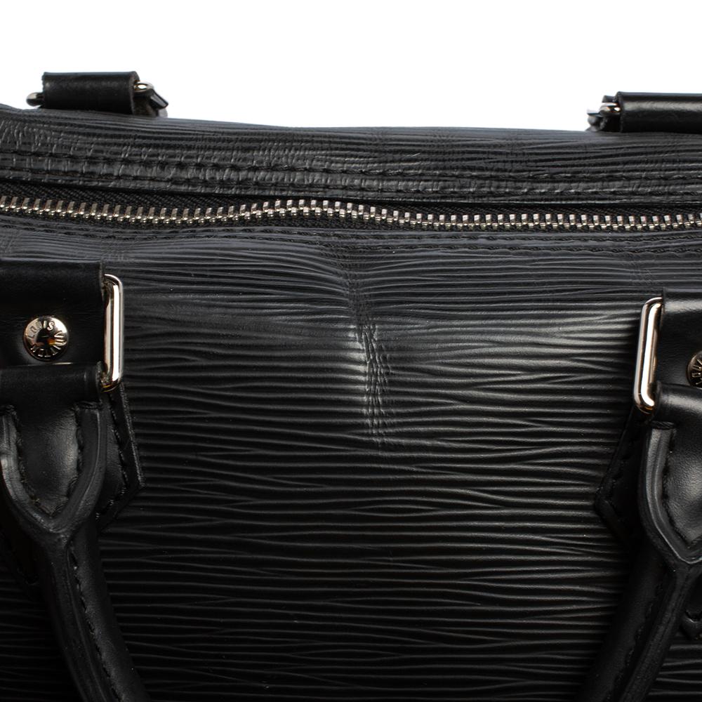 Louis Vuitton Black Epi Leather Speedy 35 Bag 1