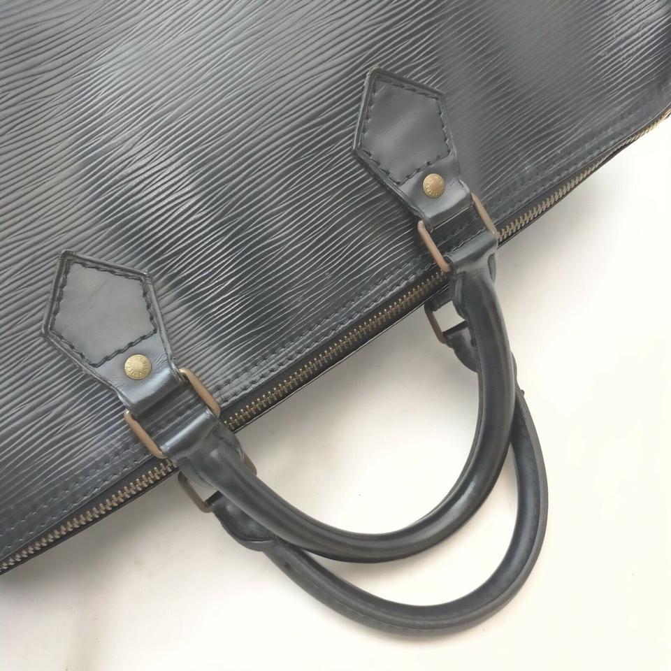 Louis Vuitton Black Epi Leather Speedy 35 Boston GM Bag  862239  1