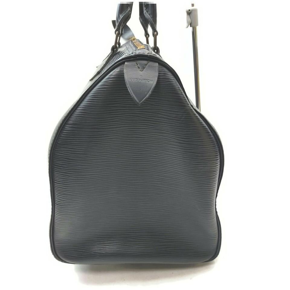 Louis Vuitton Black Epi Leather Speedy 35 Boston GM Bag  862239  3