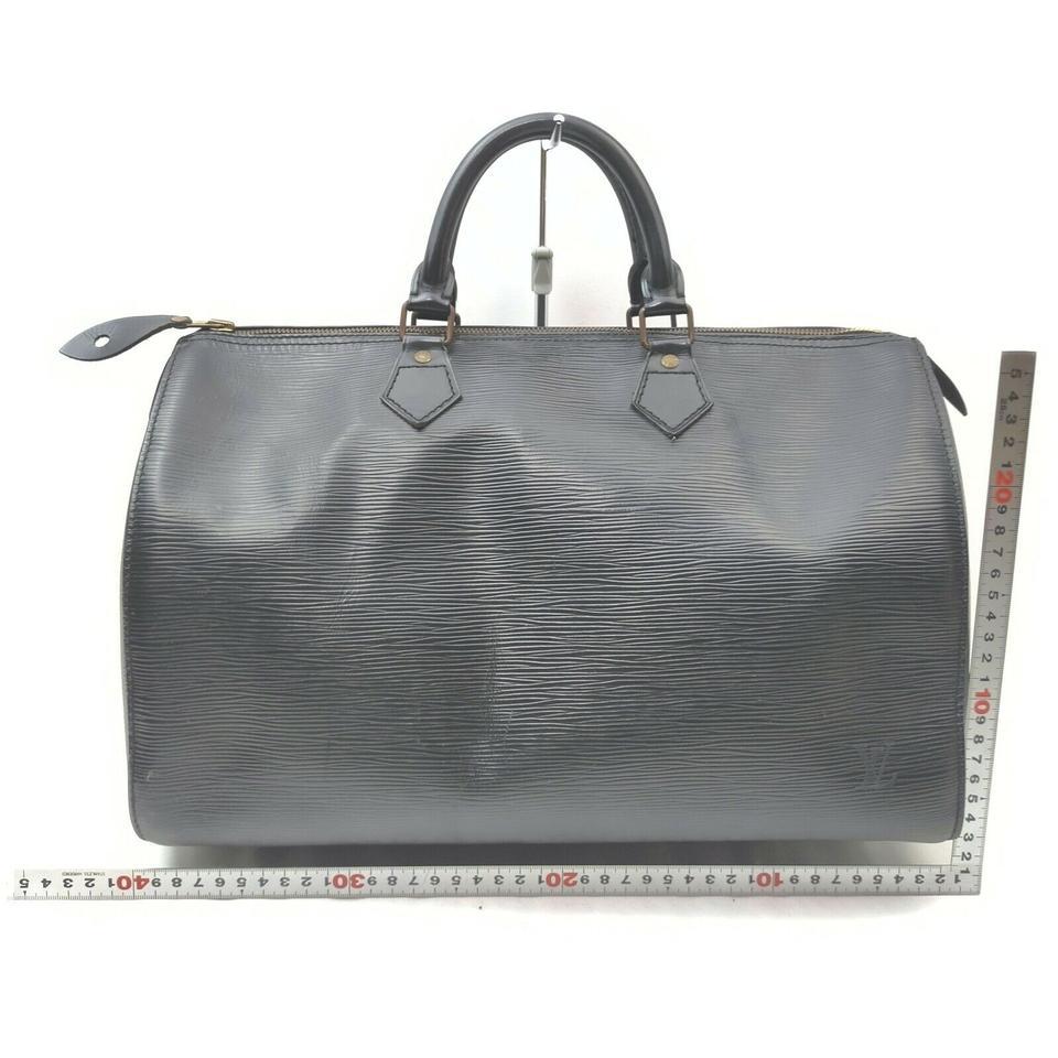 Louis Vuitton Black Epi Leather Speedy 35 Boston GM Bag  862239  5