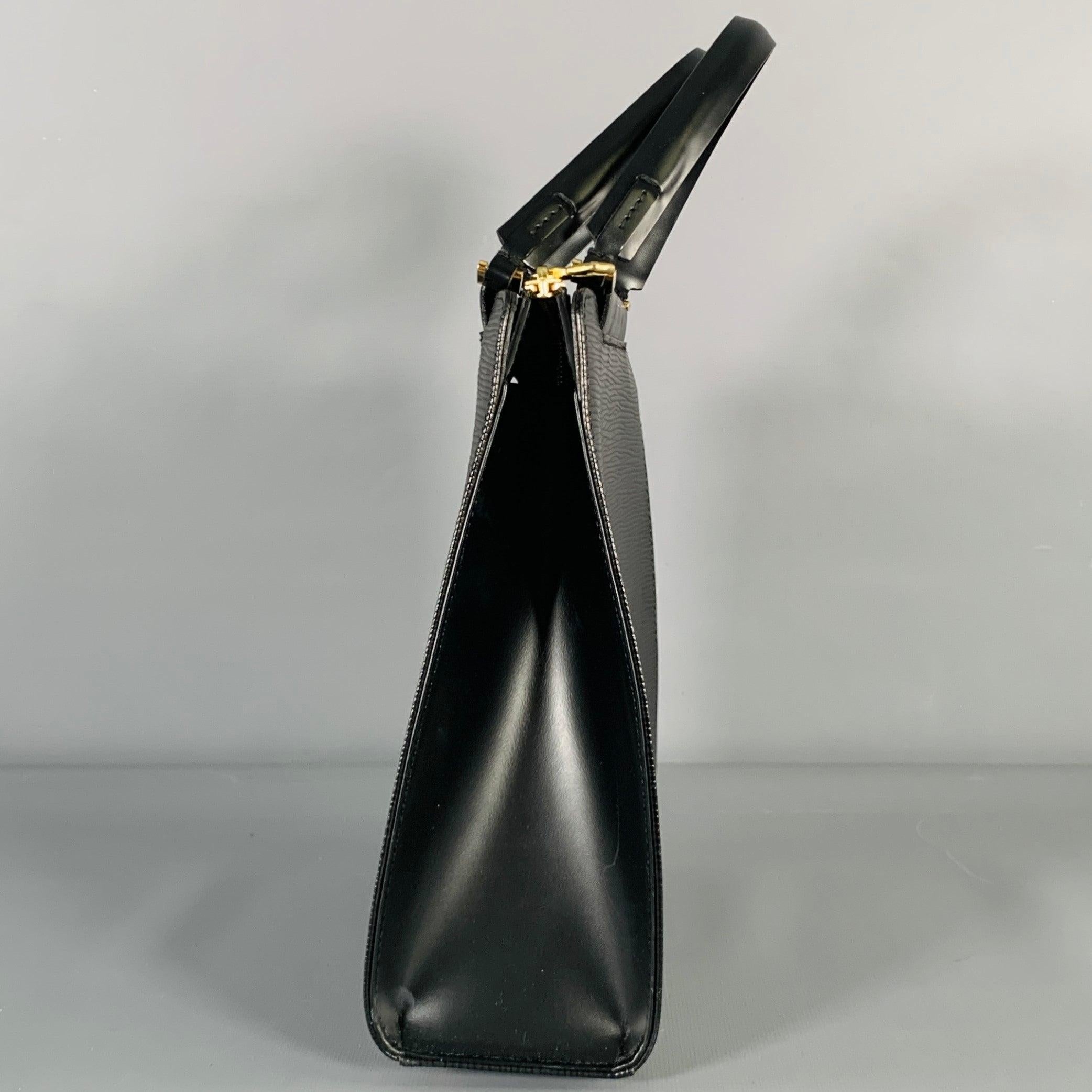 LOUIS VUITTON Black Epi Leather Top Handles Handbag In Excellent Condition In San Francisco, CA