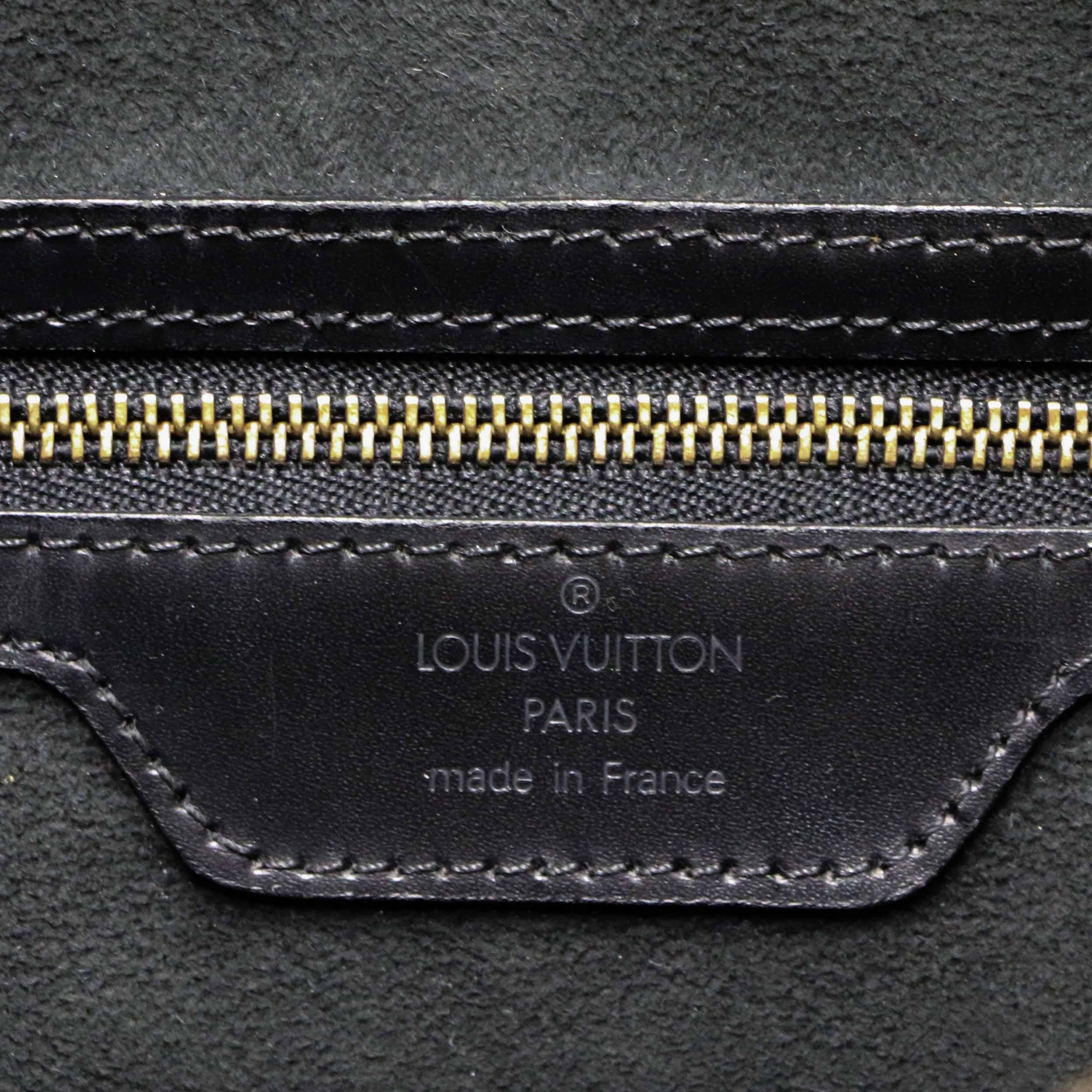 Louis Vuitton Black Epi Leather Tote 4