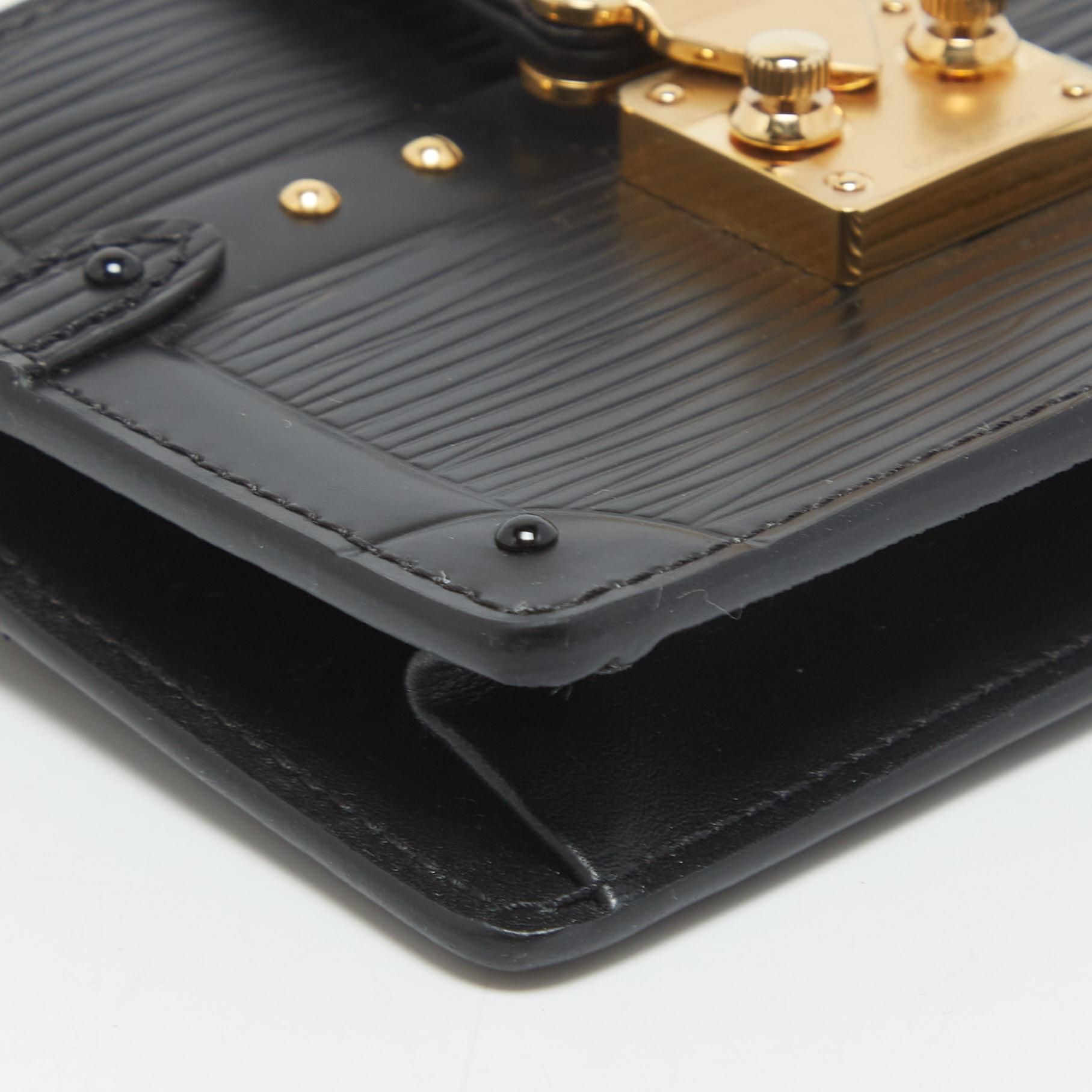 Women's Louis Vuitton Black Epi Leather Trunk Multicartes Wallet