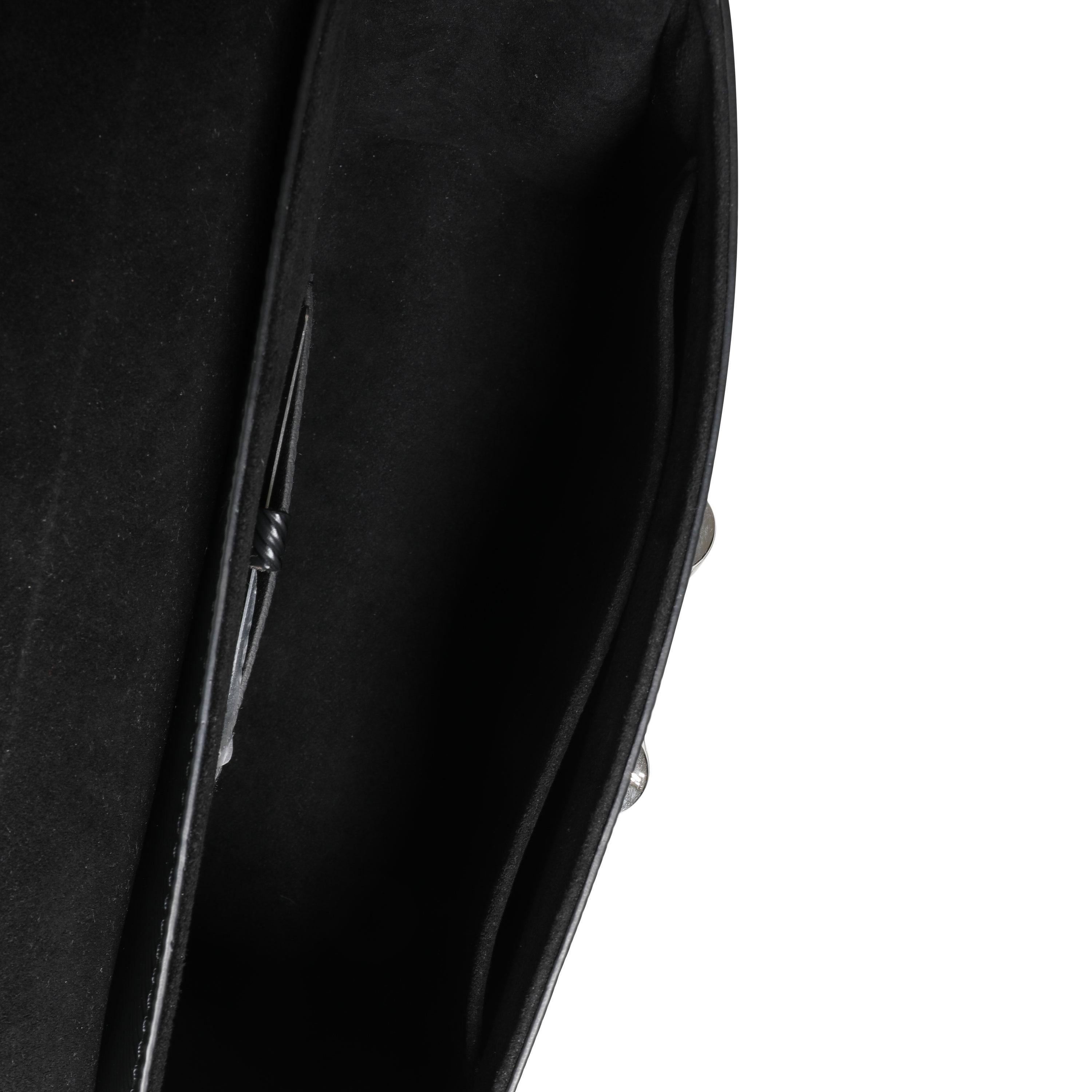Schwarze Epi-Leder-Twist-Kette von Vuitton MM 2