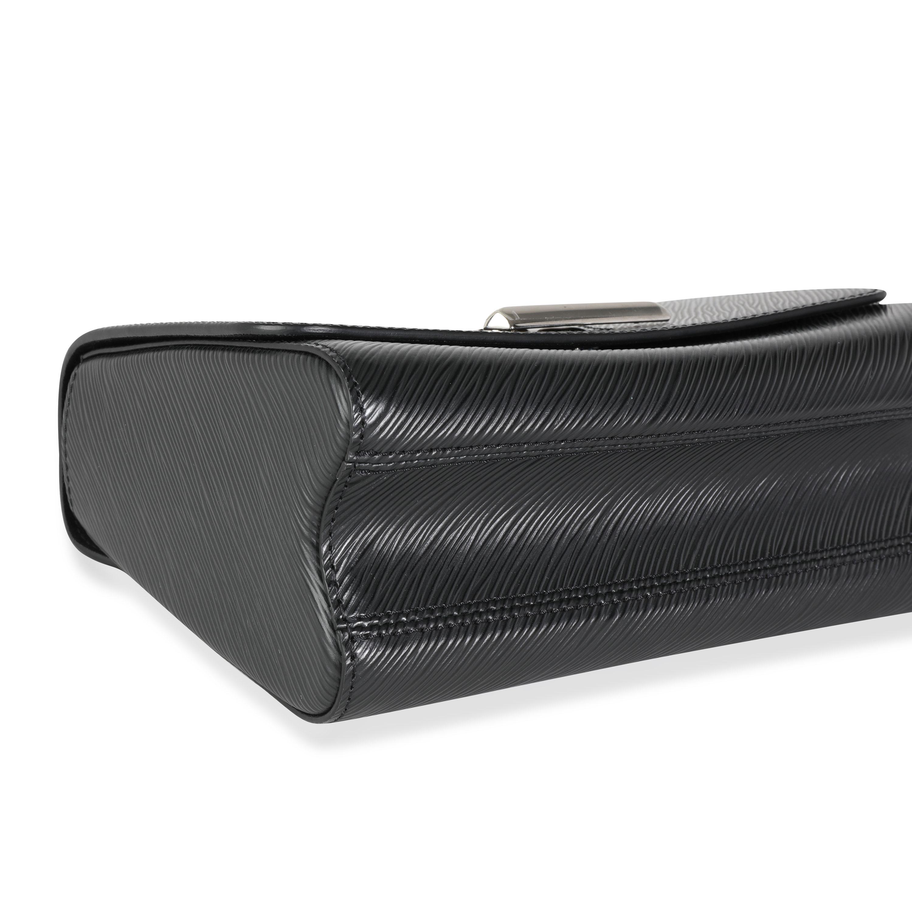Schwarze Epi-Leder-Twist-Kette von Vuitton MM 3