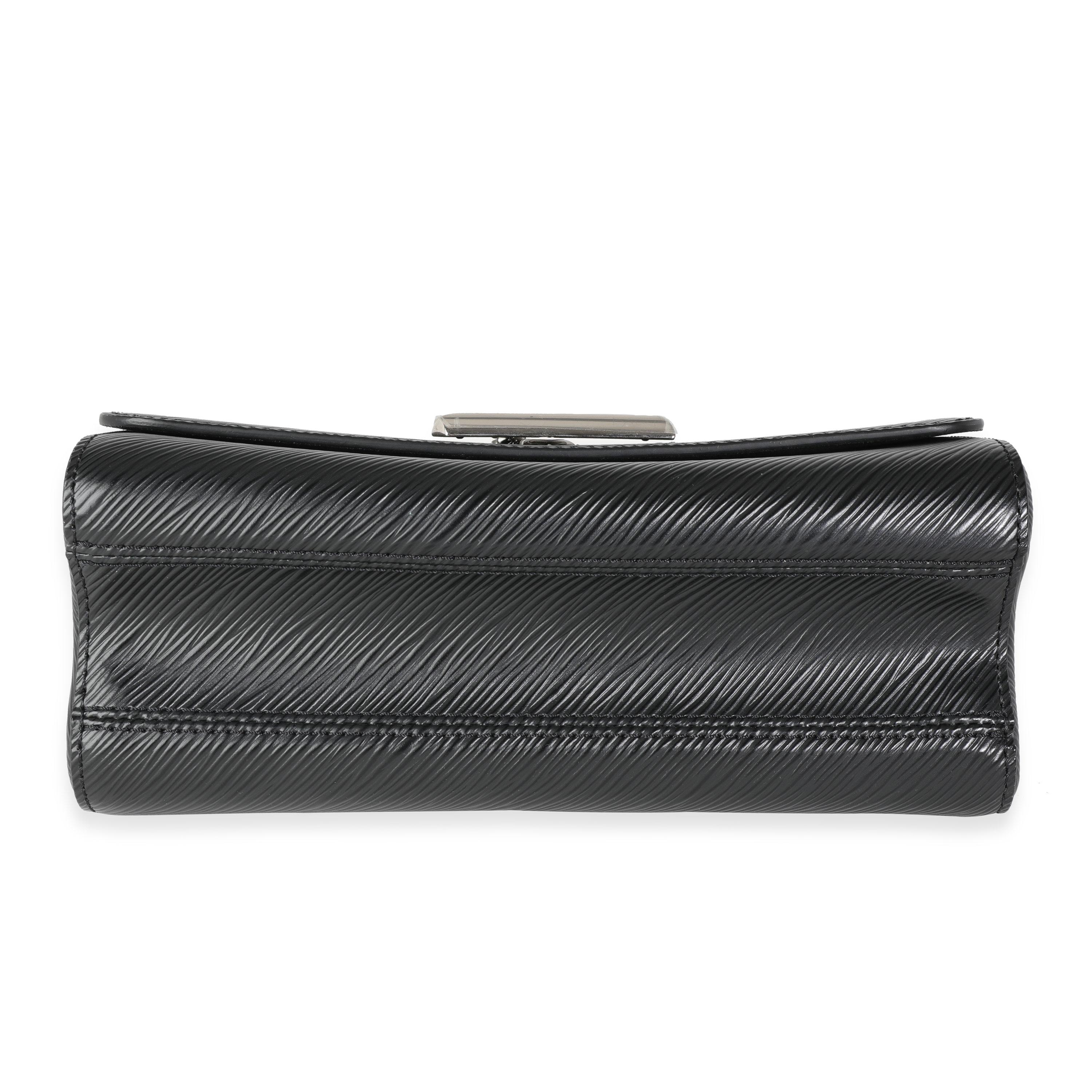Schwarze Epi-Leder-Twist-Kette von Vuitton MM 4