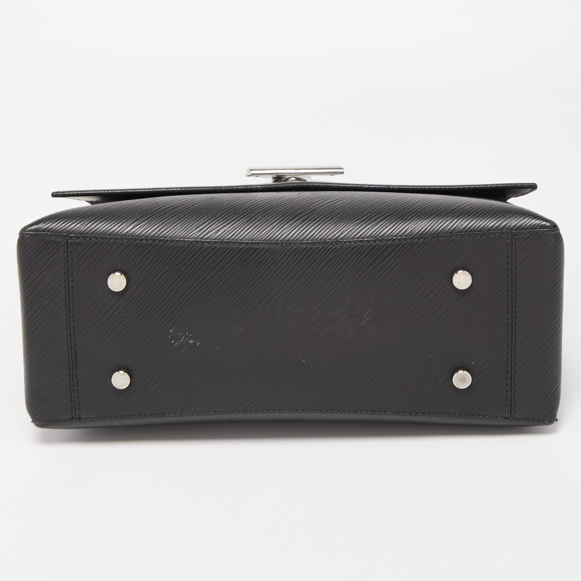 Louis Vuitton Black Epi Leather Twist Foldable Shoulder Bag 10