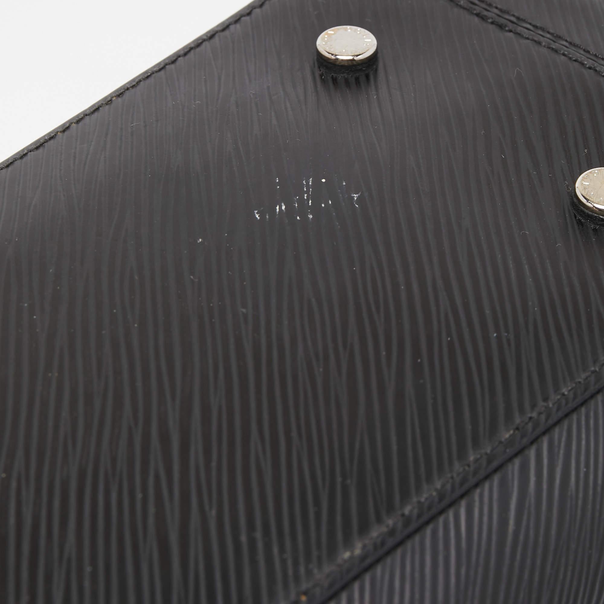 Louis Vuitton Black Epi Leather Twist Foldable Shoulder Bag 3
