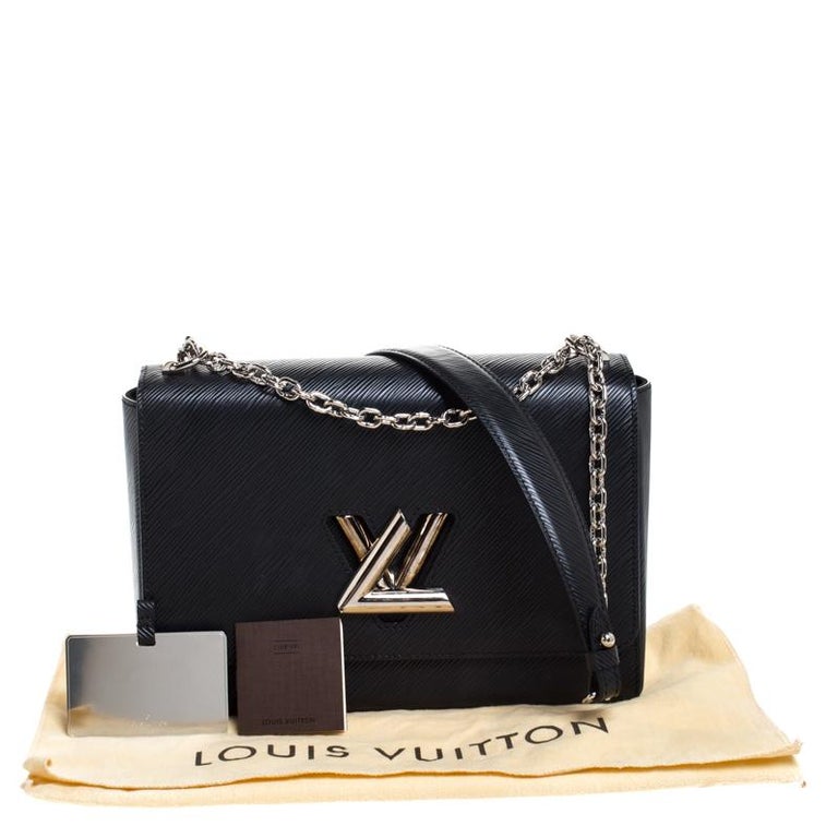 Louis Vuitton Black Epi Leather Twist GM Bag For Sale at 1stdibs