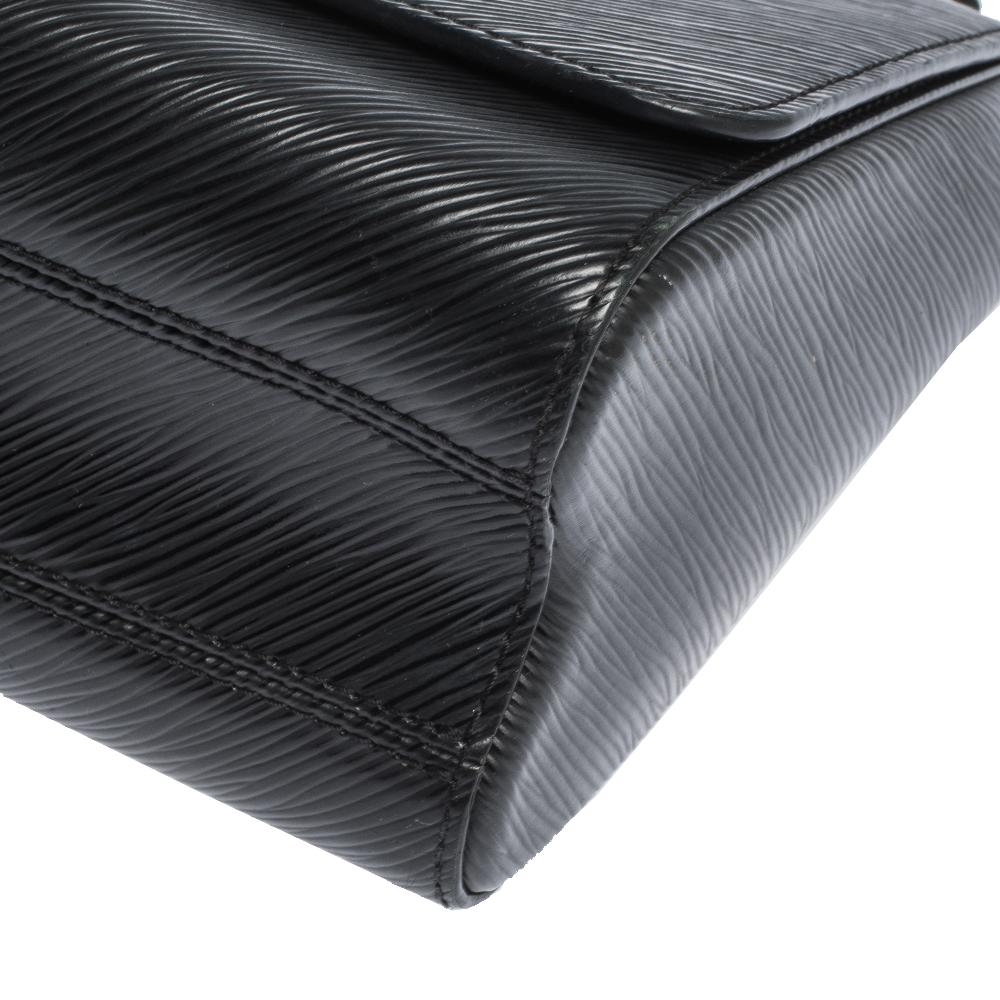 Louis Vuitton Black Epi Leather Twist GM Bag 4