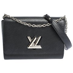 Louis Vuitton Black Epi Leather Twist GM Bag