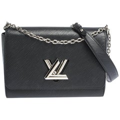 Louis Vuitton Black Epi Leather Twist GM Bag