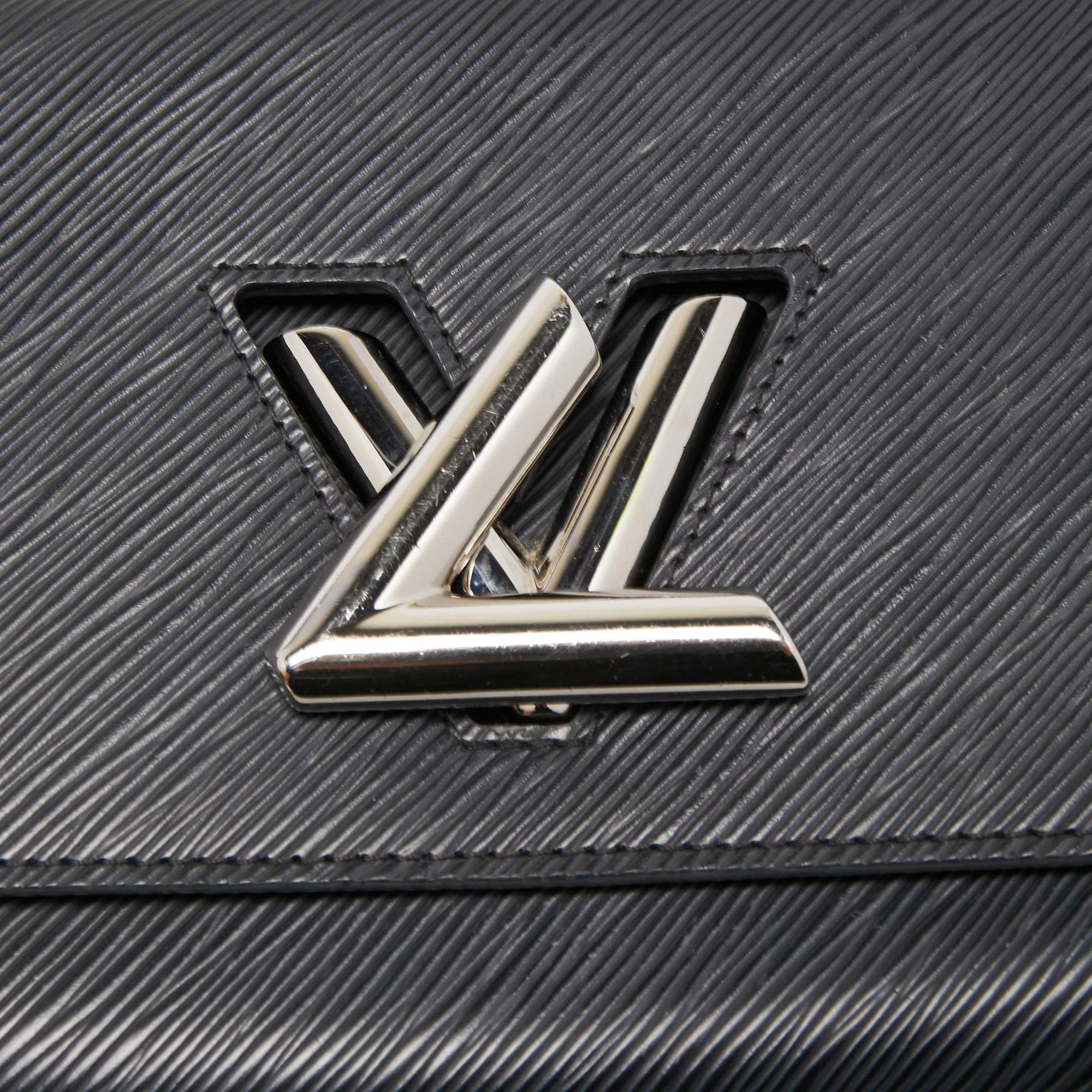 Louis Vuitton Black Epi Leather Twist MM Bag 5