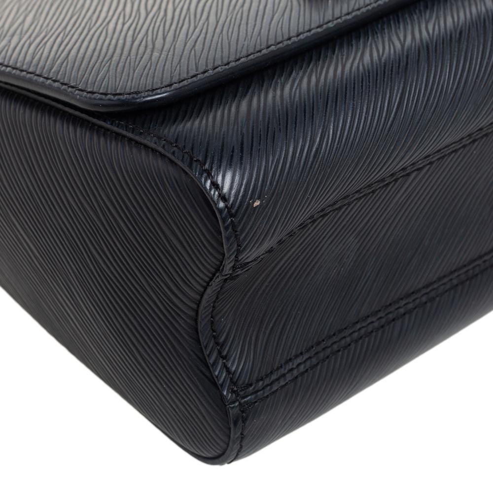 Louis Vuitton Black Epi Leather Twist MM Bag 7