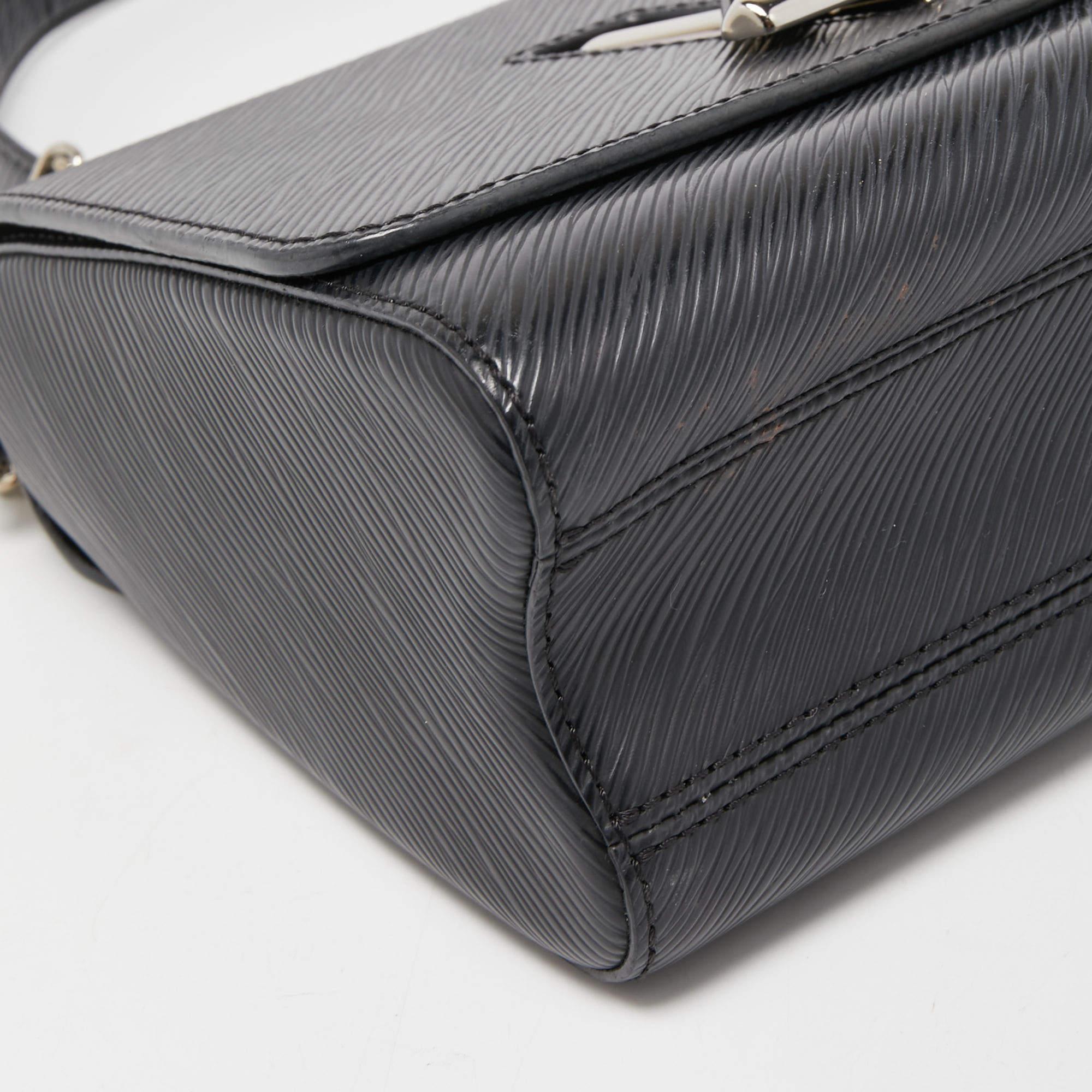 Louis Vuitton Black Epi Leather Twist MM Bag 7