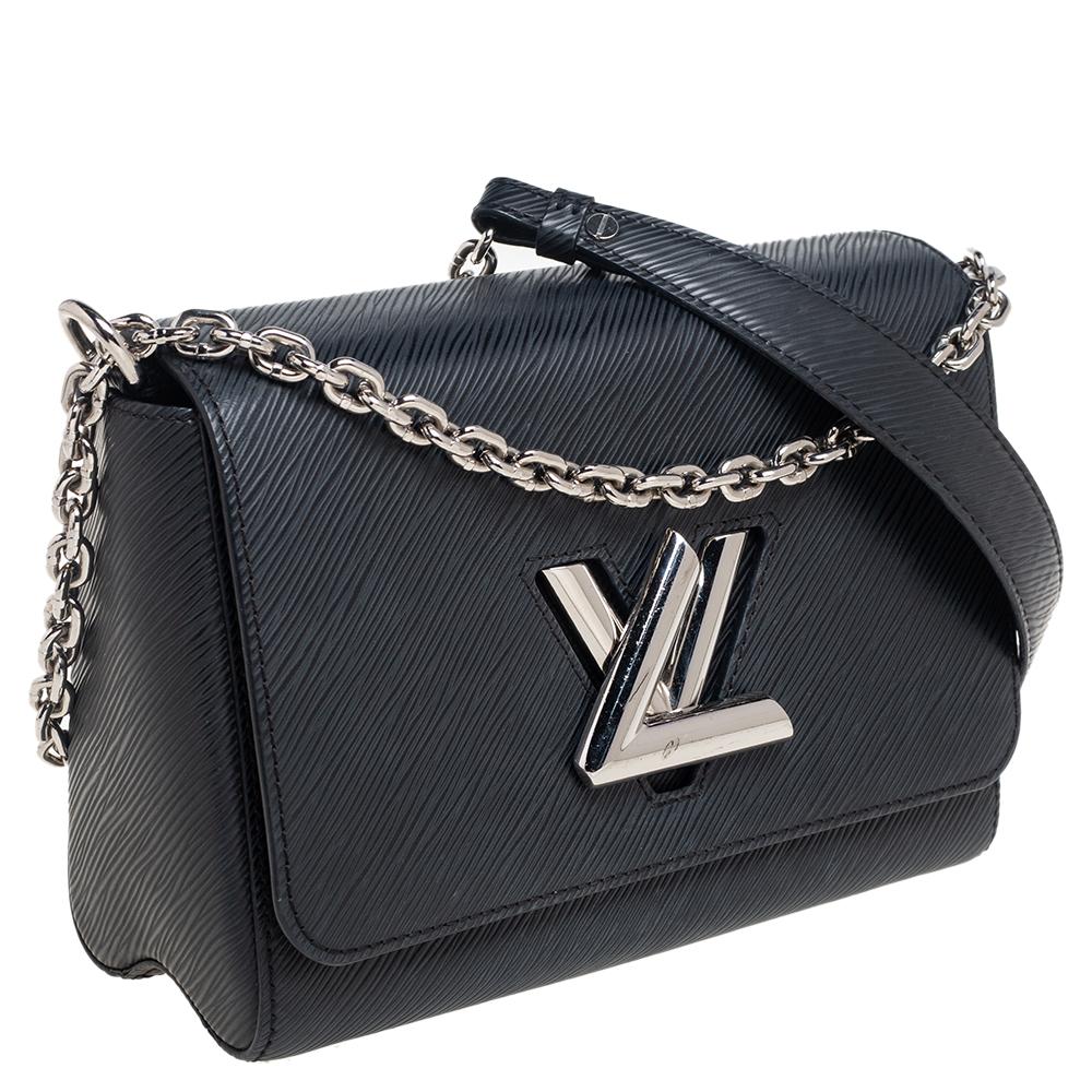 Women's Louis Vuitton Black Epi Leather Twist MM Bag