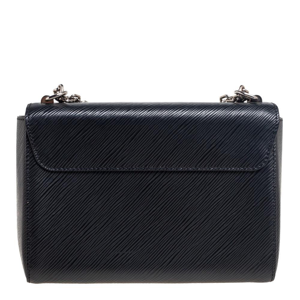 Women's Louis Vuitton Black Epi Leather Twist MM Bag