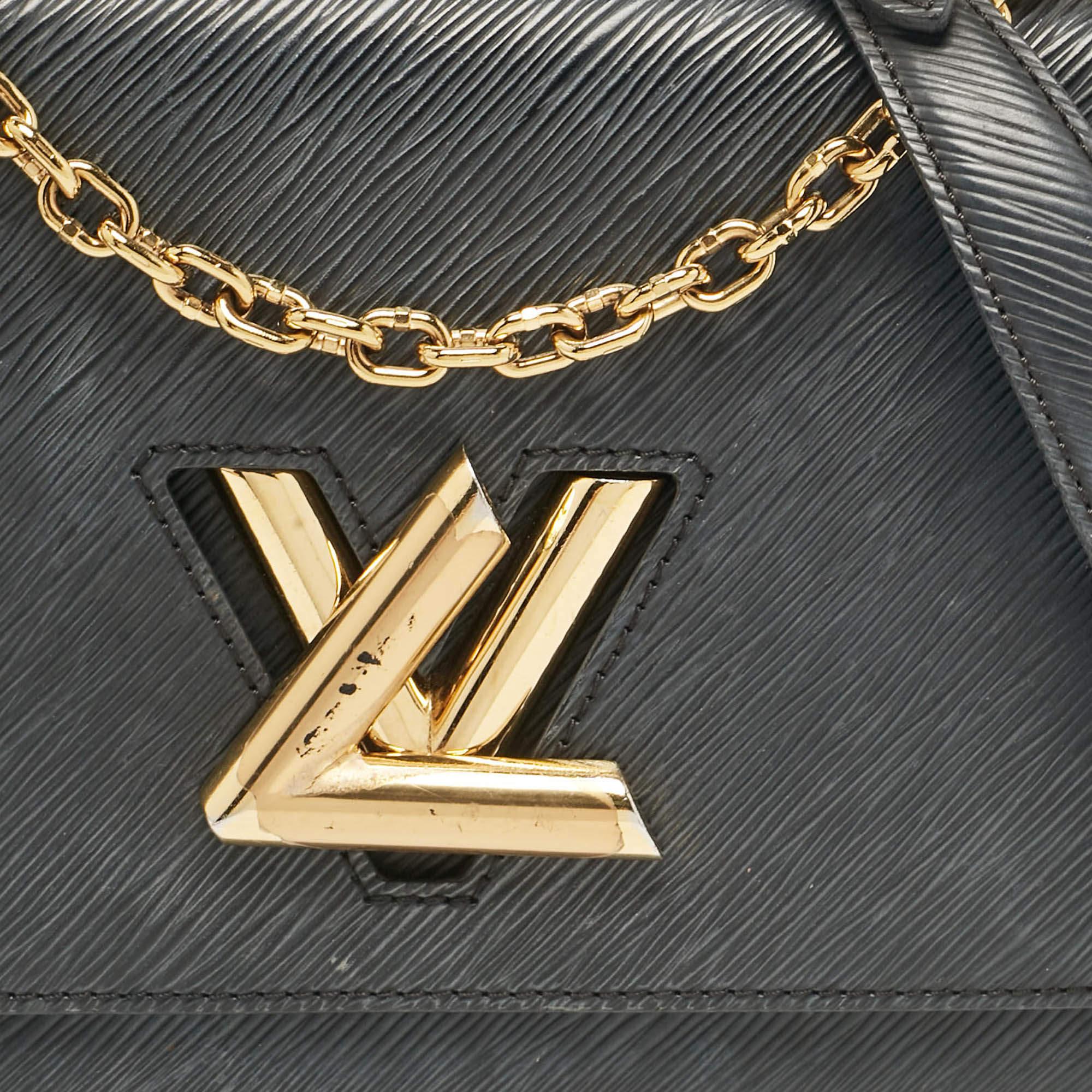 Louis Vuitton Black Epi Leather Twist MM Bag 1