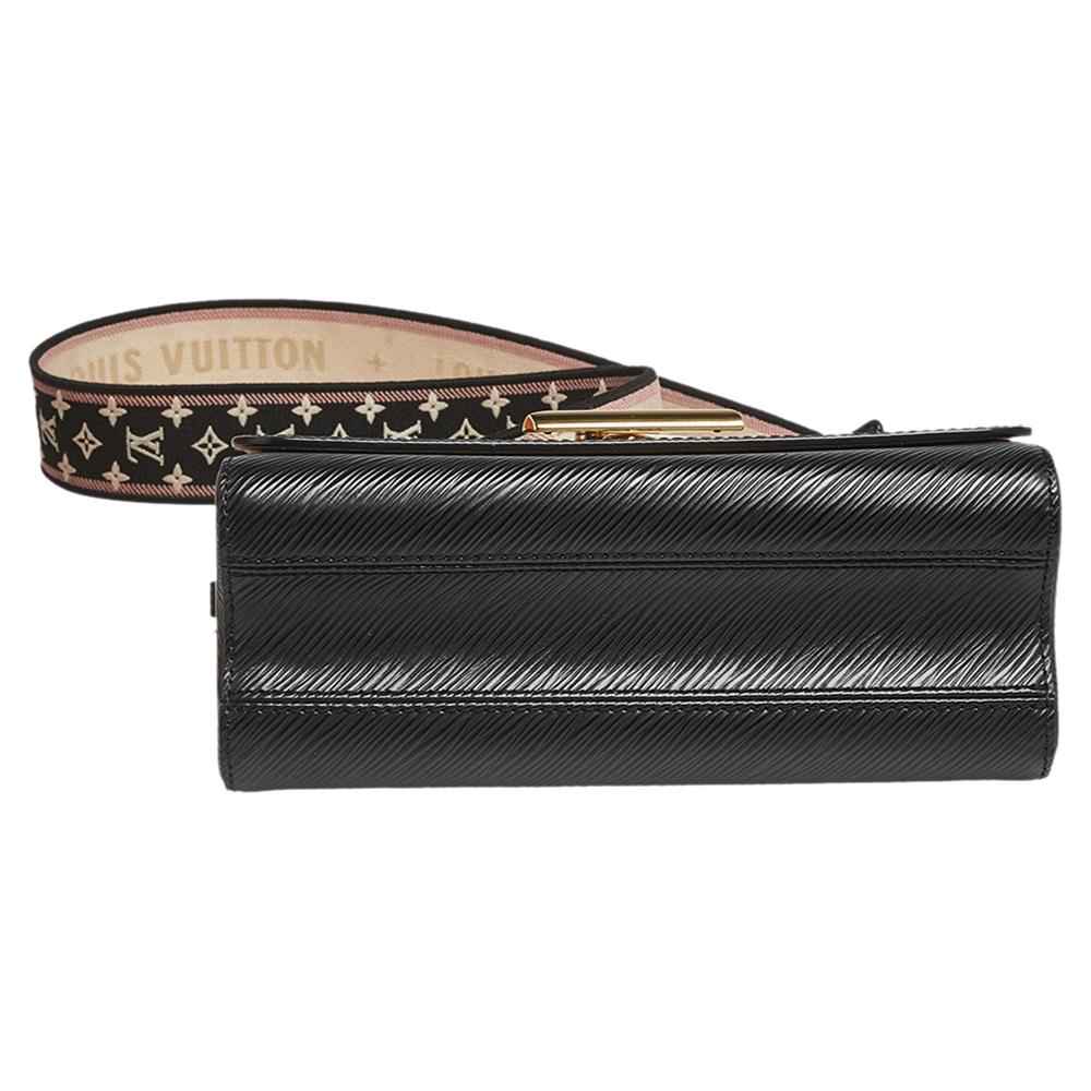 Louis Vuitton Black Epi Leather Twist MM Bag 1