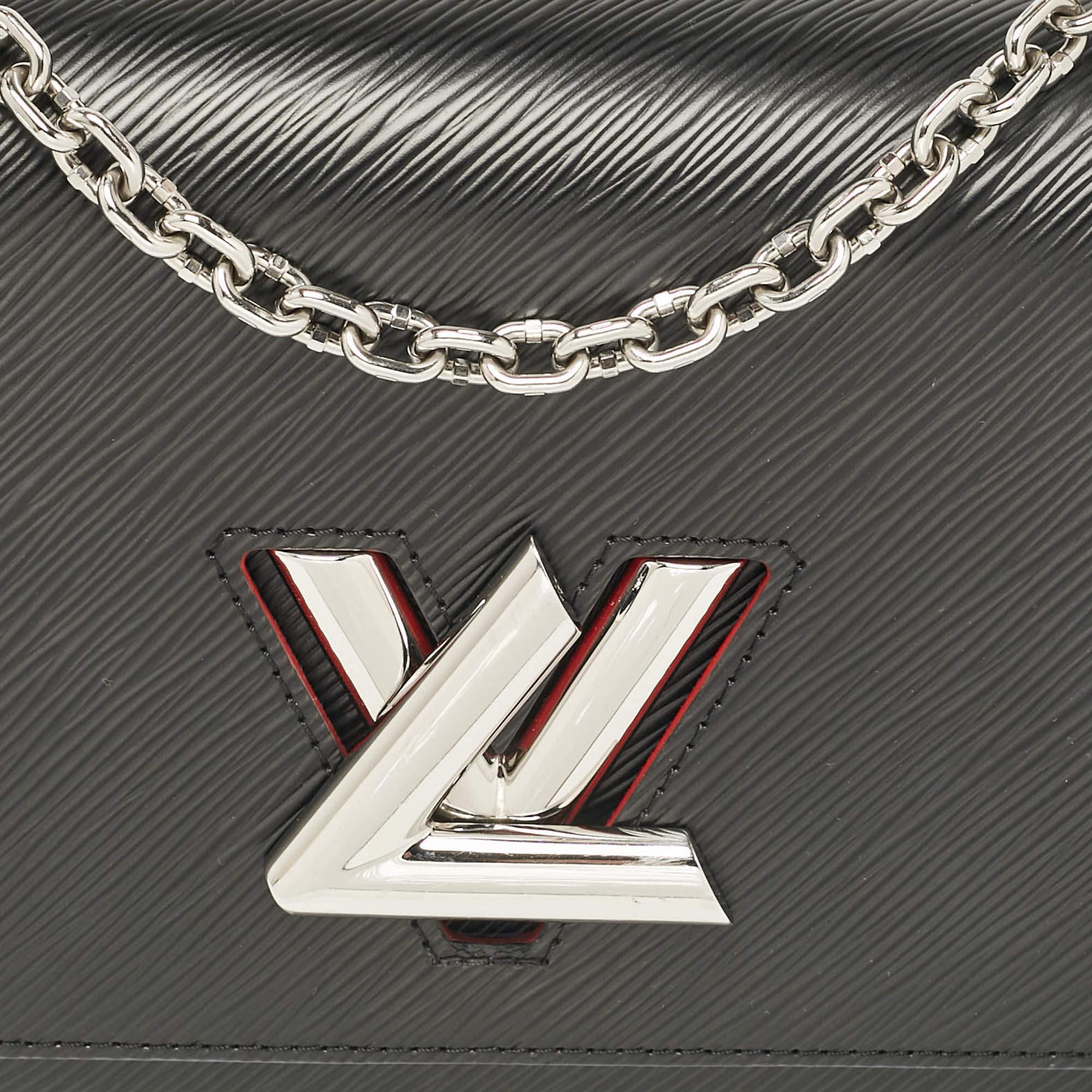 Louis Vuitton Black Epi Leather Twist MM Bag 3