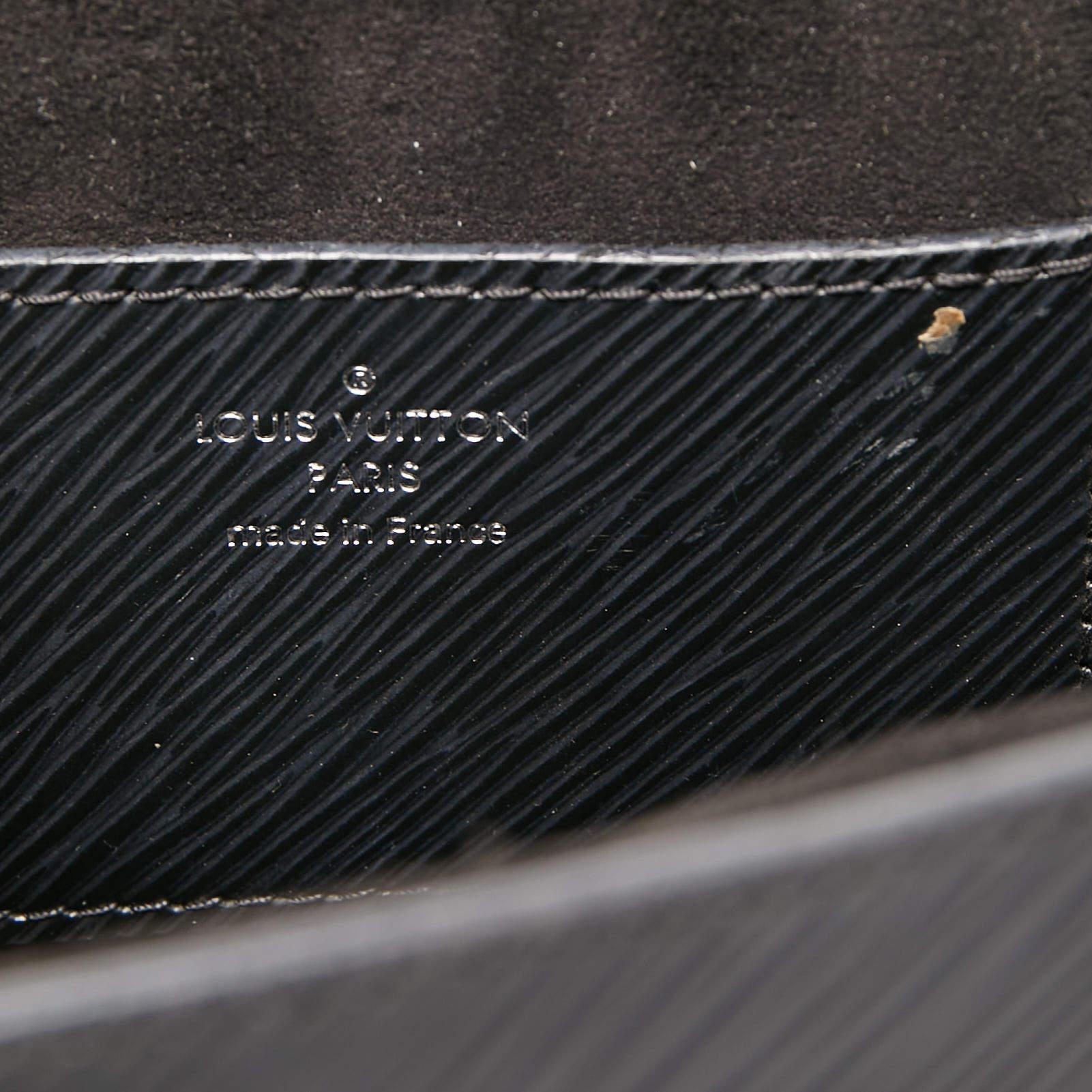 Louis Vuitton Black Epi Leather Twist MM Bag 3