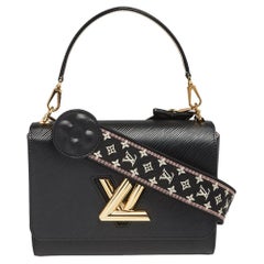 Louis Vuitton Black Epi Leather Twist MM Bag
