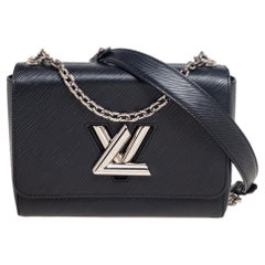 Louis Vuitton Black Epi Leather Twist MM Bag