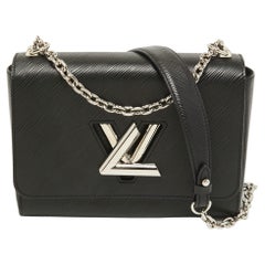 Louis Vuitton - Sac Twist MM en cuir épi noir